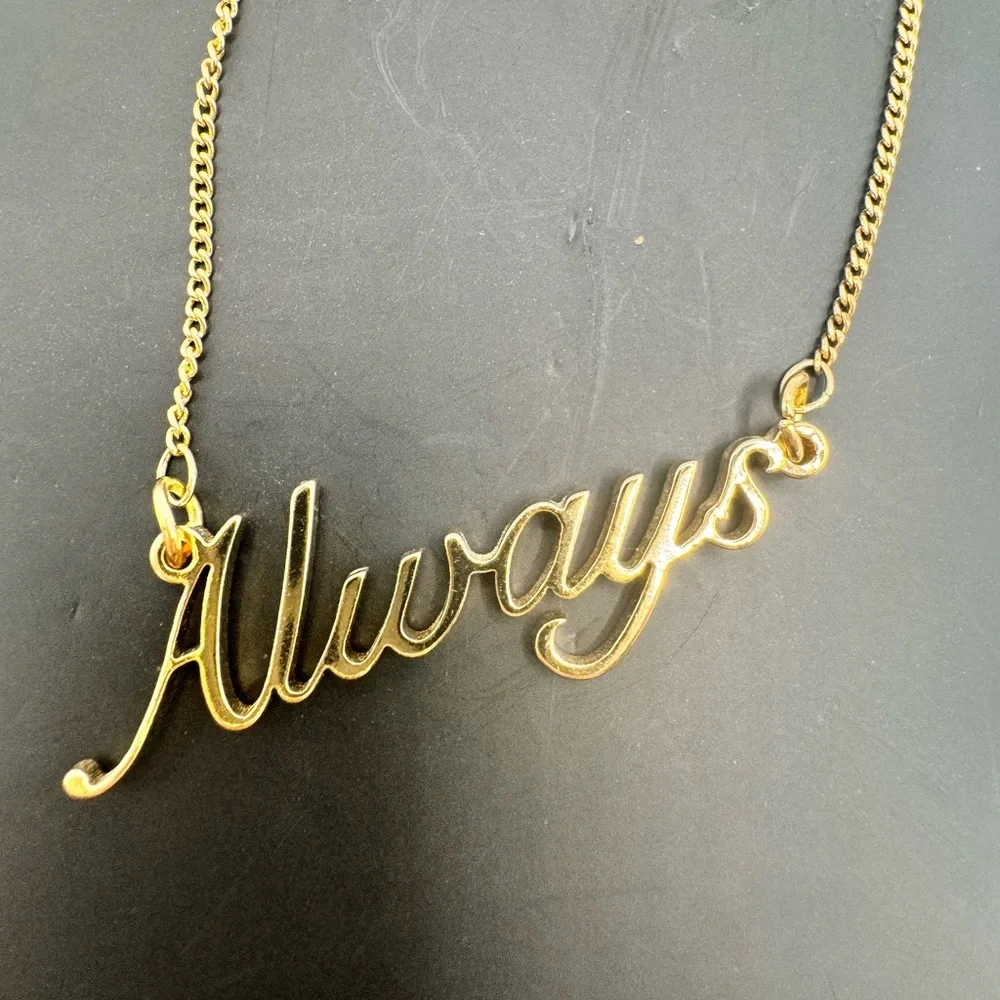 HARRY POTTER Bioworld Hogwarts House Necklace Set-Deathly Hollows and Always